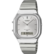 Casio AQ-240E-7ADF Vintage Dual Time Chain Watch image