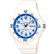 Casio MRW-200HC-7B2VDF Youth Day Date White Resin Belt Watch image
