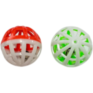 Cat Bell Ball Toy (Random Color, Pack of 2) image