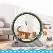 Cat Exercise Wheel, 39.5 Inch Cats Treadmill for Indoor, Cat Running Wheel image