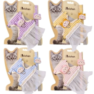 Cat Harness and Leash Set (Any Color) image