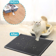 Cat Litter Mat, Litter Box Mat Double Layer Cat Litter Tray, Waterproof icon