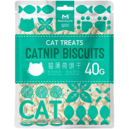 Cat Snacks Catnip Biscuits Molar and Discharge Hair Balls 40 gm image