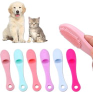 Cat Teeth Brush Dog Toothbrush Enger Supplies Hair Piercing Cleaning Stick Pet Finger Brush icon