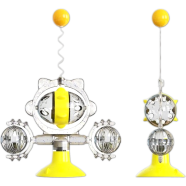 Cat Toy Roller 3-Level Turntable Cat Toys Three Balls with Six Interactive Kitten Fun Mental Physical Exercise Puzzle Kitten Toys image