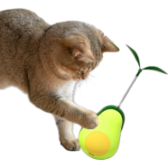 Cat Toys for Indoor Cats, Cat Puzzle Feeder, Cat Treat Ball with Tumbler Design, Holds Catnip Balls image