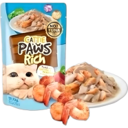 Cattie Paws Rich Cat Pouch - Tuna and Salmon in Jelly 70g | Cat Wet Food image