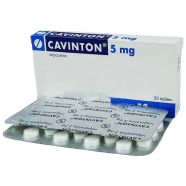 Cavinton 5 mg Tablet 25's Strip icon