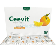Ceevit 250 mg - 10's Strip Chewable Tablet image