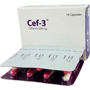 Cef-3 200 mg Capsule 7's strip image