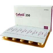 Cefotil 250 mg Tablet 10's Strip icon