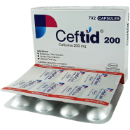 Ceftid 200 mg Capsule 7's Strip icon