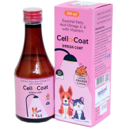 CelloCoat Essential Fatty Acid, Omega 3, 6 with Vitamins For Cats and dogs- 200ml image