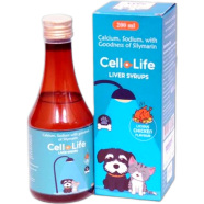 Cellolife Liver Syrups Calcium, Sodium with Goodness of Silymarin For Cats and dogs- 200ml image