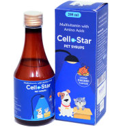 Cellostar Pet syrups Multivitamin with Amino Acids For Cats and Dogs 200ml image
