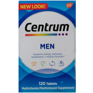 Centrum Men MultivitaminMultimineral Supplement with Vitamin D3, B Vitamins and Antioxidants 120 Tablets image