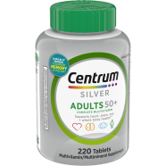 Centrum Silver Multivitamin for Adults 50 Plus Multivitamin Multimineral Supplement with Vitamin D3, B Vitamins, Calcium and Antioxidants 220 Tablets image