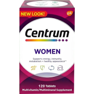 Centrum Women MultivitaminMultimineral Supplement Vitamin D3 120 Tablets image