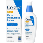 CeraVe AM Facial Moisturizing Lotion with Sunscreen 89ml image