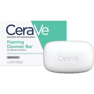 CeraVe Foaming Cleanser Bar Normal To Oily Skin 128 gm image