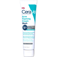 Cerave 10 Percent Benzoyl Peroxide Acne Foaming Cream Wash 150 ml image