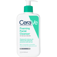 Cerave Foaming Gel Cleanser For Normal-to-oily Skin 355 Ml image