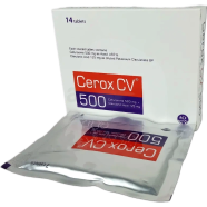 Cerox Cv 500 mg 125 mg Tablet 7's Strip image