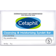 Cetaphil Cleansing and Moisturising Syndet Bar 75gm image