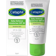 Cetaphil Daily Defence Moisturiser SPF50Plus for Sensitive Skin - 50 gm image