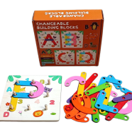 Changeable Building Blocks Pegboard Puzzle image