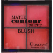 Chanlanya 4in1 Color Blush Palette Matte Contour Shade image