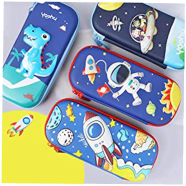 Chic Buddy Big Capacity 3D Pencil Pen Case Office College School Large Storage High Capacity Bag Pouch Holder Box Organizer image