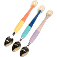 Children Soft Silicone Spoon For Feeding and Weaning, Infant and Baby Feeding Spoon, Training Spoon For Toddler Kids - 1 pcs image