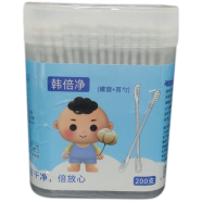 Children's Cotton Swabs for Baby, Ear Picking for Ears (1 Box) - 200 pcs image