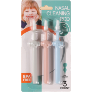 Children's Nasal Cavity Cleaning Stick Cleaning Dirt Inside Nasal Cavity Nose Washing Brush -3pcs set image