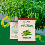 Chilli (Mirch) Seeds - (50 Seeds) High Yield | High Germination | Best for Home Gardens image
