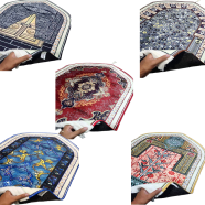 China 3D Print Velvet Fabric Jaynamaz - Any Color And Design image