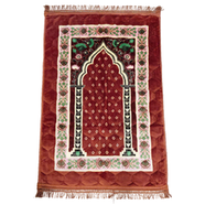 China Soft Muslim Prayer Jaynamaz-জায়নামাজ (Meron color) any design image