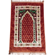 China Soft Muslim Prayer Jaynamaz-জায়নামাজ (Meron color) any design