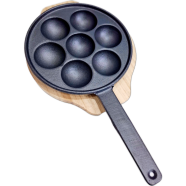 Chinis 20cm Cast Iron Pitha Maker – Durable Non-Stick Cooking Pan image