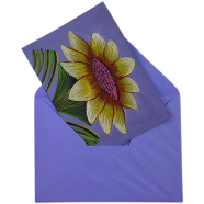 Chintar Khorak Navy Blue Greeting Card Double icon