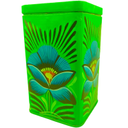 Chintar Khorak Tinbox Green - Blue Mixed Colour ( Flower Printed ) image