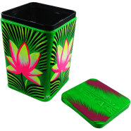 Chintar Khorak Tinbox Green Colour( Shapla Ful Printed) image