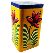 Chintar Khorak Tinbox Yellow - Blue MIxed Colour ( Flower Printed) icon