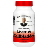 Christopher's Original Formulas Liver And Gallbladder 415 mg - 100 Vegetarian Caps -523325998 image