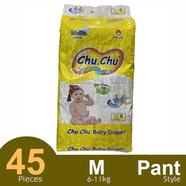 Chu Chu Pants System Baby Diapers (M Size) (45Pcs)