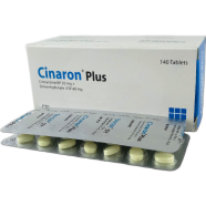 Cinaron Plus 20 mg, 40 mg Tablet 14's Strip image