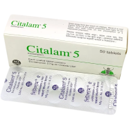 Citalam 5mg Tablet 10's Strip image