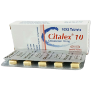 Citalex 10 mg Tablet 10's Strip image