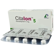 Citalon 5mg Tablet 10's Strip image